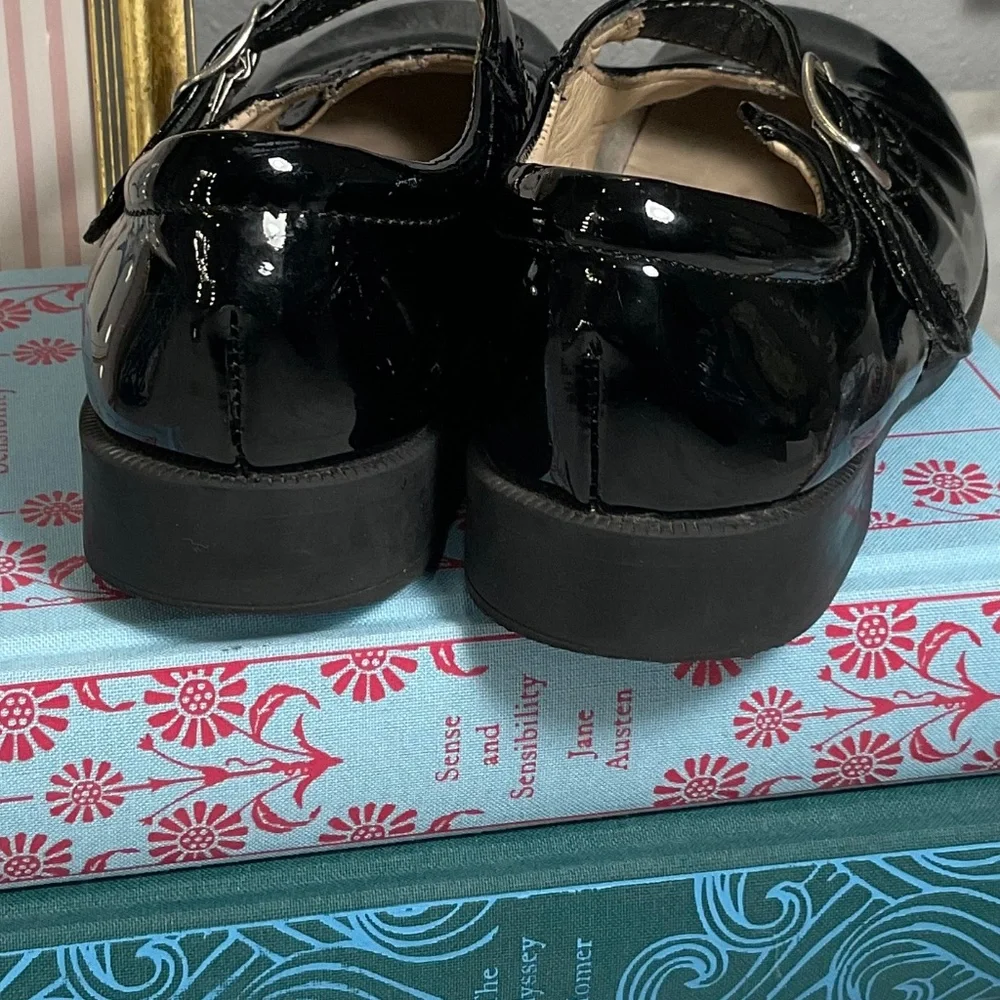 Start Rite Black Patent Mary Jane Shoes Size 1.5 Youth